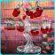 China custom made k9 red crystal apple tree for home decoration