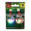 christmas lighted children battery earrings