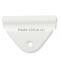 2" Plastic Chafe In White, Chafe Tab for Bags or Travelware, Nylon Flat Chafe Tab for Bag Accessories