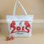 Promotional new model sales canvas beach tote bag