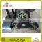 Steel six wheel hand trolley for stairs climbing hand truck hand trolley
