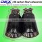 New style auto accessories Universal carbon fiber universal exhaust tips akrapovic tip M tip