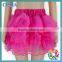Newest girl's skirt hot pink children skirts fashion design multicolor tutu skirks