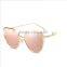 UCHOME Custom Promotional Double Metal Frame Sunglasses ,Genuine Mosaic Female Sun Glasses