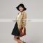 Women fashion European style khaki long sleeve all match cotton winter trench coat