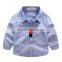 2017 new design casual shirts oxford long sleeve blouses for 2-8 years old boy