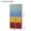 High Quality School Metal Locker 8 Doors/ Steel Colorful Locker 8 Doors