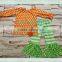 Spring baby image of girls without clothes halloween pumpkin color children outfit