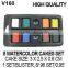 8 VIBRANT WATERCOLOR PAINTS CAKES SET