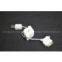 2 in 1 Retractable USB Power adapter for iphone  and micro connector