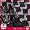 100% acrylic blanket plaid crocheted wholesale throw blanket