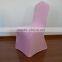 Pink spandex banquet wedding chair cover for sale