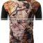 Sublimation Quick Dry polyester o-neck t shirt maker