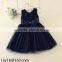 stock baby frock designs girls party dress wholesale children's boutique clothing paillette kids dress