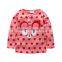 Spring autumn gray printing tiger orange sleeve kids t-shirt printing