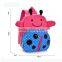 cartoon ladybird kindergarten kids school backpacks