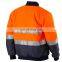 High Visibility Reflective Quilted Waterproof Winter Work Coat/ Parka
