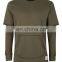 Khaki Asymmetrical Sweatshirt With Side Zipper