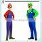 Adults and Kids Party Fancy Dress Super Mario Costumes HPC-3140