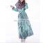 Vintage Chiffon Lining Islamic Pakistan Muslim Arab Garment Maxi Dress For Women (Mu041411)