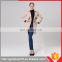 Wholesale Women Long Sleeve Winter Coat Double Pocket Longline Wool Coat