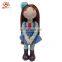 Wholesale Custom Soft Realistic Hair Rag Dolls With Cloth Stuffed Plush Human Doll Toys