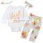 Elinfant organic cotton wholesale Amazon hot sells kids clothes baby romper
