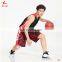 Healong Customisable Basketball Jersey Color Wholesale Sublimation Basketball Uniform Black Sportwear