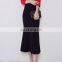 OEM Maxi Winter Fashion Designer Ladies Black Long Skirts For Women