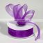 2015 best selling gift bownot wrapping ribbon organza drawing packing ribbon