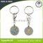 2017 hot sale quality and cheap custom shopping cart shearwater design trolley coin keychain