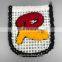 Wholesale Custom Logo Label Embroidery Chenille Patches with Adhesive Hook and Loop