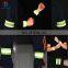 High Visibility and Safety Elastic Reflective Wristband/Reflective Armband