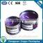  China sales the empty round metal black candle tin