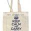 12 Oz Natural Cotton Canvas Tote Bag Reusable Ideal for School and Office Use