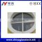 Heat-protecting Glass PVC Fixed Window / UPVC Fixed Round Window