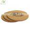 hot sale thick wood  cork coasters rounded for drink bulk square