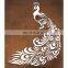 Пеacock Corten Steel Садовый экран с индивидуальными дизайнами