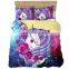 4pc Duvet Cover , Cartoon Single Size 100% Polyester Microfiber Comforter Kids bedding sets