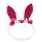 Baby Girl Rabbit Ear Headbands Cute Easter Day Bunny Nylon Hairbands 6colors