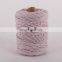 Factory directly Wholesale 3mm 4mm 5mm 6mm 100% single twisted cotton rope for macrame rope