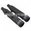 Cafe racer steel black 3.15" Motorcycle Exhaust Muffler pipe Slip On Pipes for Harley Davison Sportster XL 883 1200