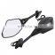 Black Turn Signals motorcycle rearview mirror Side Mirrors LED For Honda CBR600RR CBR1000RR CBR250R CBR500R SUZUKI GSX-R750 600