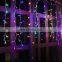 4m Multicolor LED Curtain Icicle String Lights Droop 0.4-0.6m For Outdoor Holiday Decoration