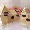 Wooden bird houses outdoor