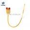 Three Way 16fr 26fr Silicone Coated Indwelling Urinary Bladder Urine Foley Catheter with Balloon