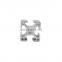 Roll in t nuts wholesale 3030W corner connector of aluminum profile and plastic