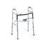 Lightweight aluminum folding 2 wheel walker for old man