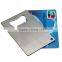 Beer Bottle Cap Opener Credit Business Card Size Stainless Steel Bar Tool Xmas