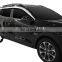 Chrome door visor side window deflector shade sun rain shield silver strips guard for Kia kx1